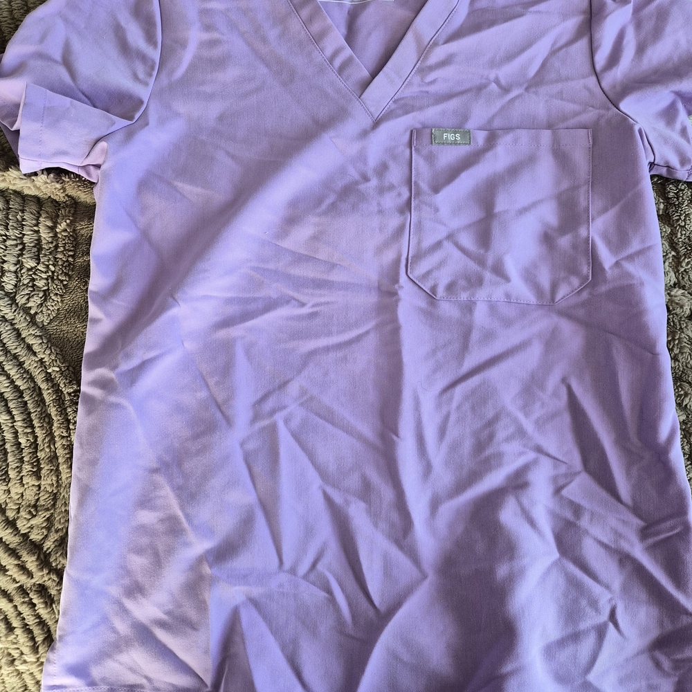 Figs Lilac Dawn Technical Collection Top